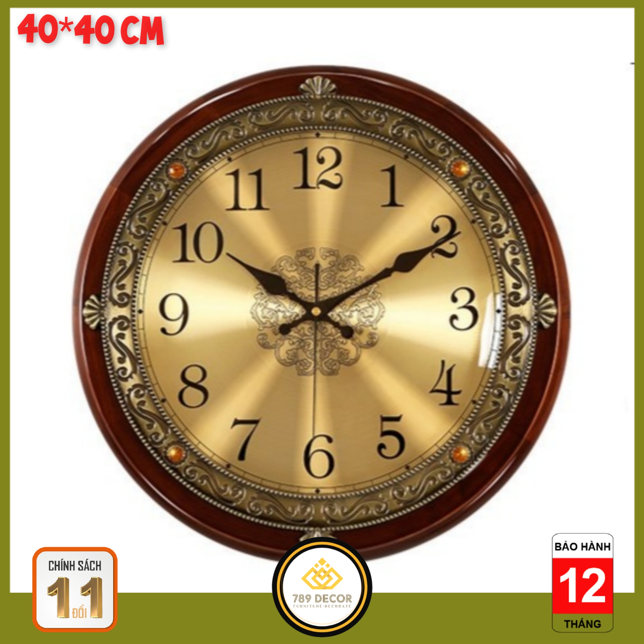 ĐỒNG HỒ GỖ PHONG CÁCH CHÂU ÂU