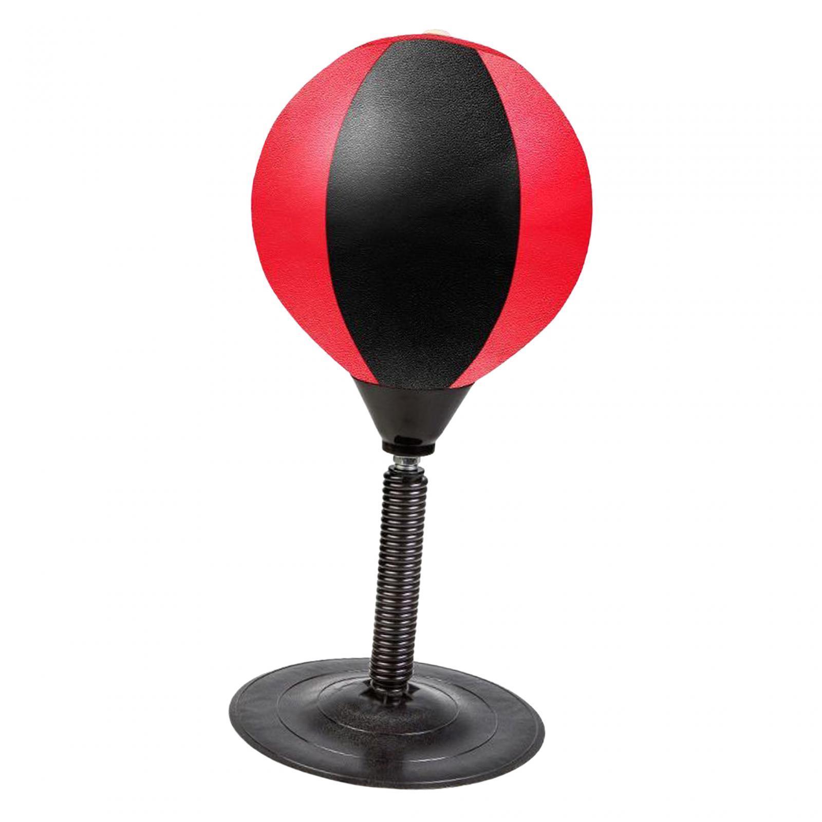 Desktop Punch Bag,Speed Punching Ball with Pump Adult Sport Boxing Training Desktop Punch Free Standing Boxing Suction Base Spring