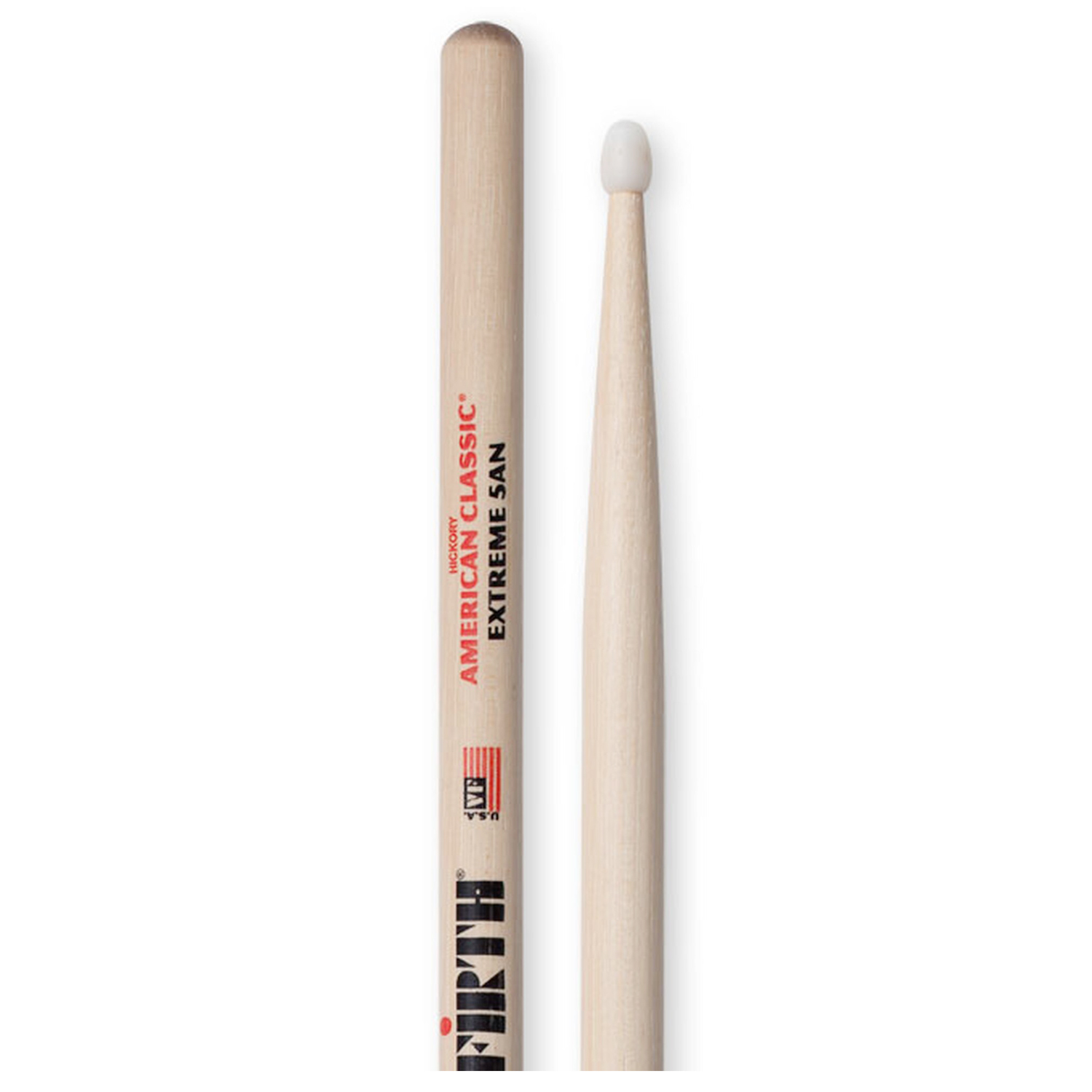 Dùi Trống Vic Firth Đầu Nhựa 5AN, 7AN - American Classic Hickory Drumsticks Hàng Chính Hãng - Kèm Móng Gẩy DreamMaker