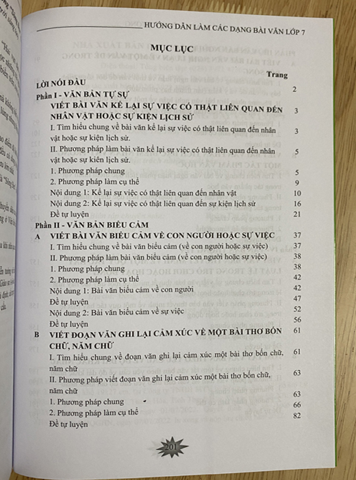 Hướng dẫn làm các dạng bài văn lớp 7 - Theo chương trình giáo dục phổ thông mới (Dùng chung cho cả ba bộ sách: Kết nối tri thức với cuộc sống - Chân trời sáng tạo - Cánh diều)