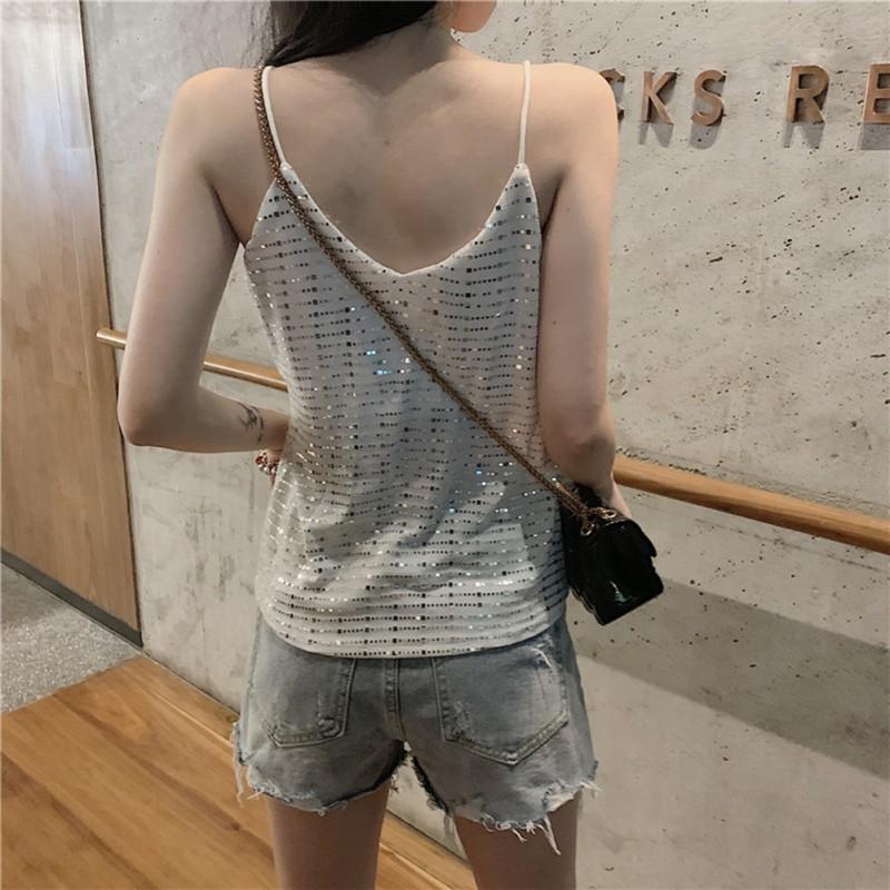 Áo dệt kim thiết kế cổ chữ V thanh lịch