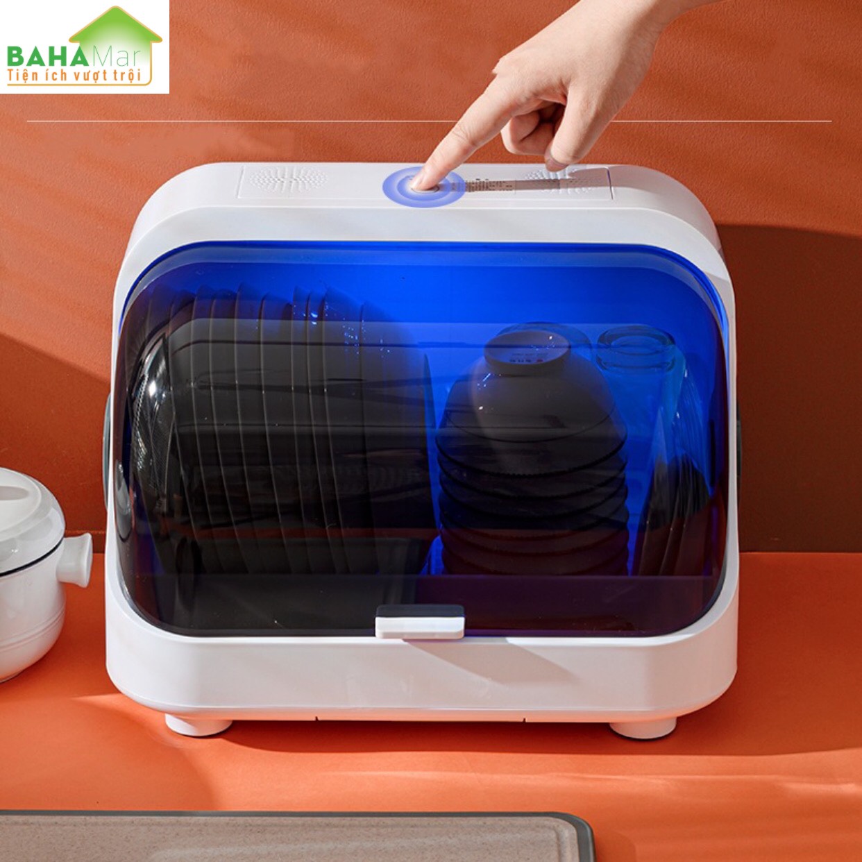 HỘP KHỬ KHUẨN BÁT ĐŨA SẠC ĐIỆN - MÁY KHỬ KHUẨN THÔNG MINH KHỬ TRÙNG ĐỒ BẾP BAHAMAR khiến mọi đồ bếp sạch sẽ đảm bảo tiệt trung
