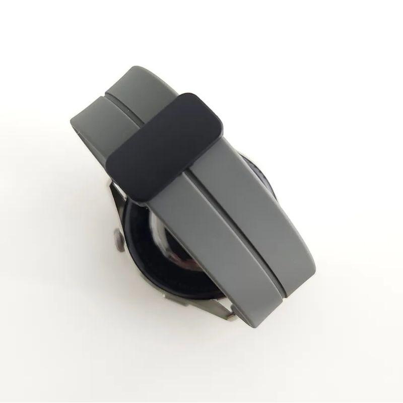 Dây silicon 22mm khoá nam châm màu đen dành cho đồng hồ BeFit Sporty 2 Pro 44.8mm