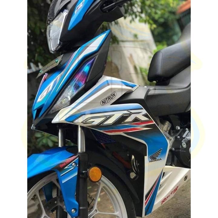 Tem rời xe winner gtr trắng xanh