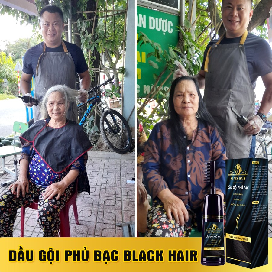 Dầu Gội Phủ Bạc BackHair Vạn Tam Chính Hãng