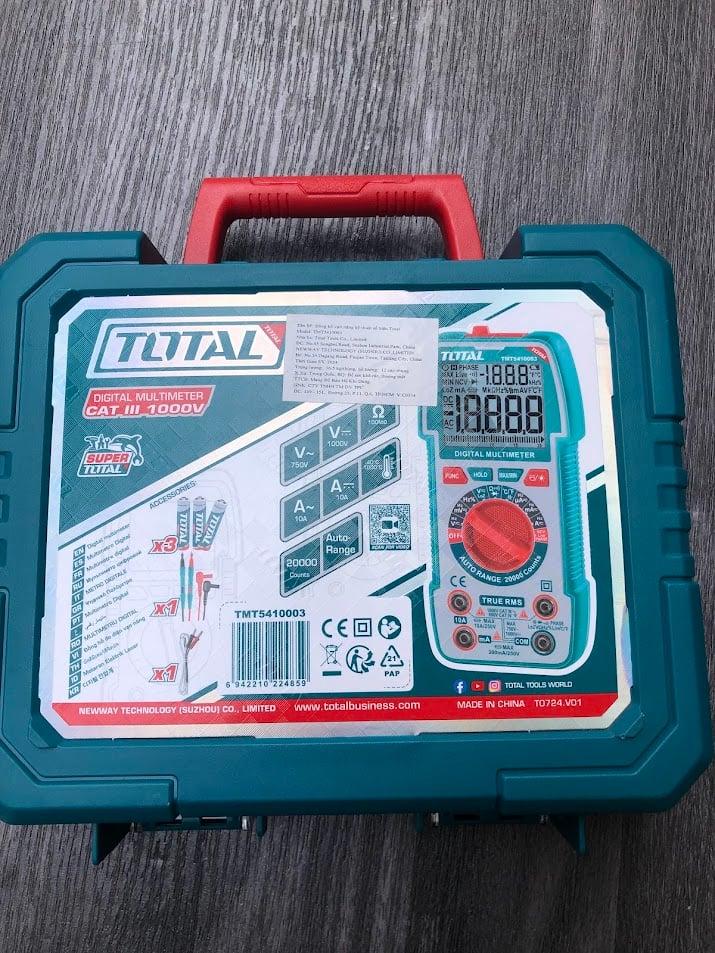 ĐỒNG HỒ VẠN NĂNG KỸ THUẬT SỐ 2.0000V TOTAL TMT5410003 - HÀNG CHÍNH HÃNG