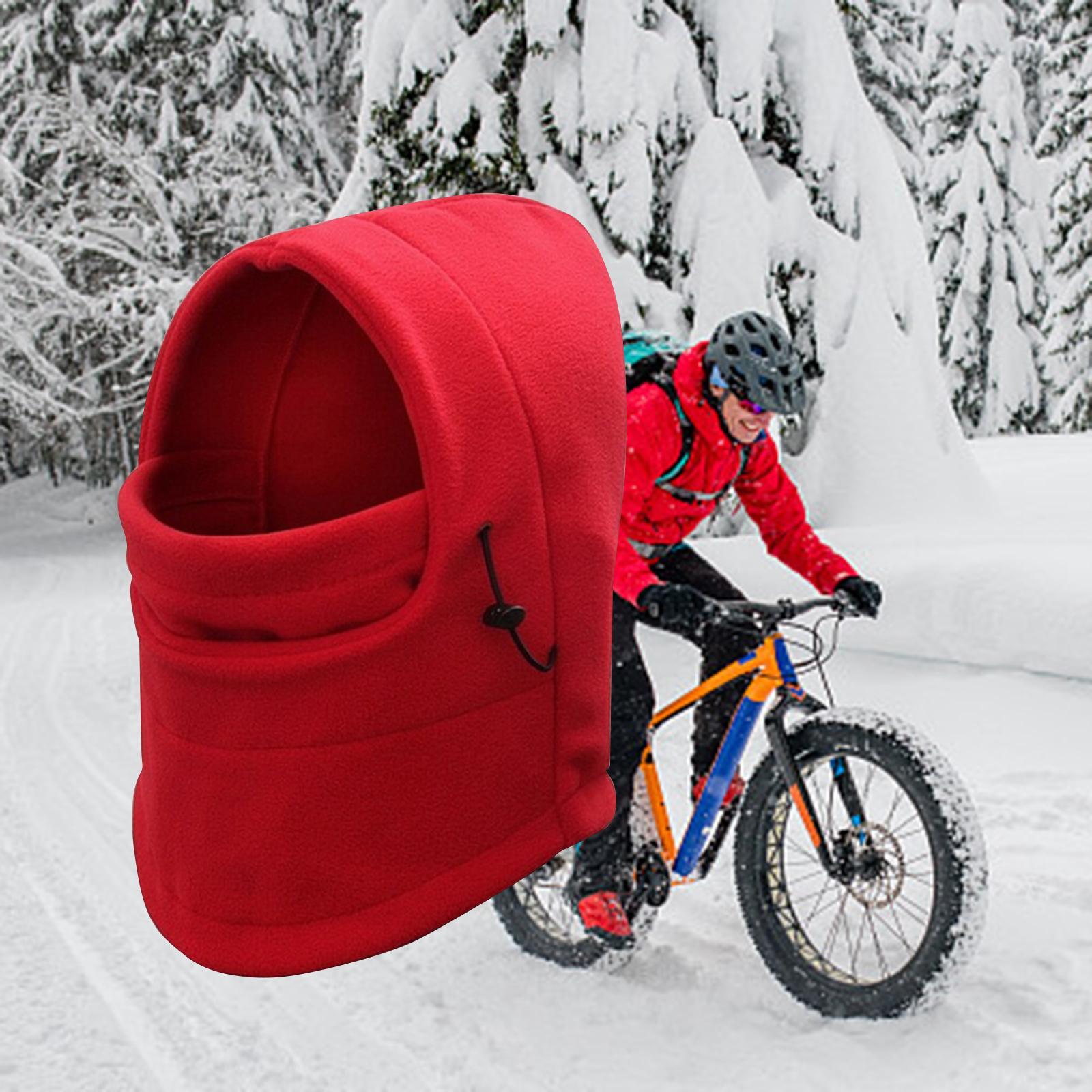 Balaclava Adjustable Scarf Winter Hat Windproof Neck Warmer for Cycling Hiking Comfortable