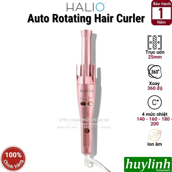 Máy uốn - duỗi - tạo kiểu tóc ion âm Halio Auto Rotating Hair Curler - Hàng chính hãng