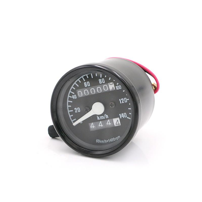 Bộ đồng hồ công tơ mét 0-140km/h 2 khung độc đáo dành cho xe mô tô