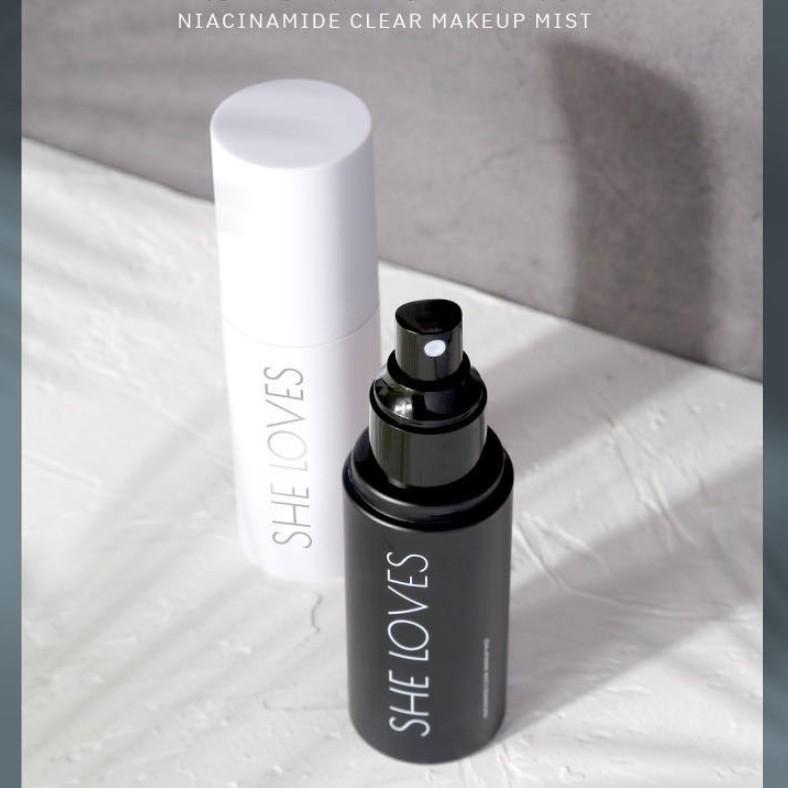 Xịt giữ nền Sheloves Niacinamide Clear Makeup Mist 100ml