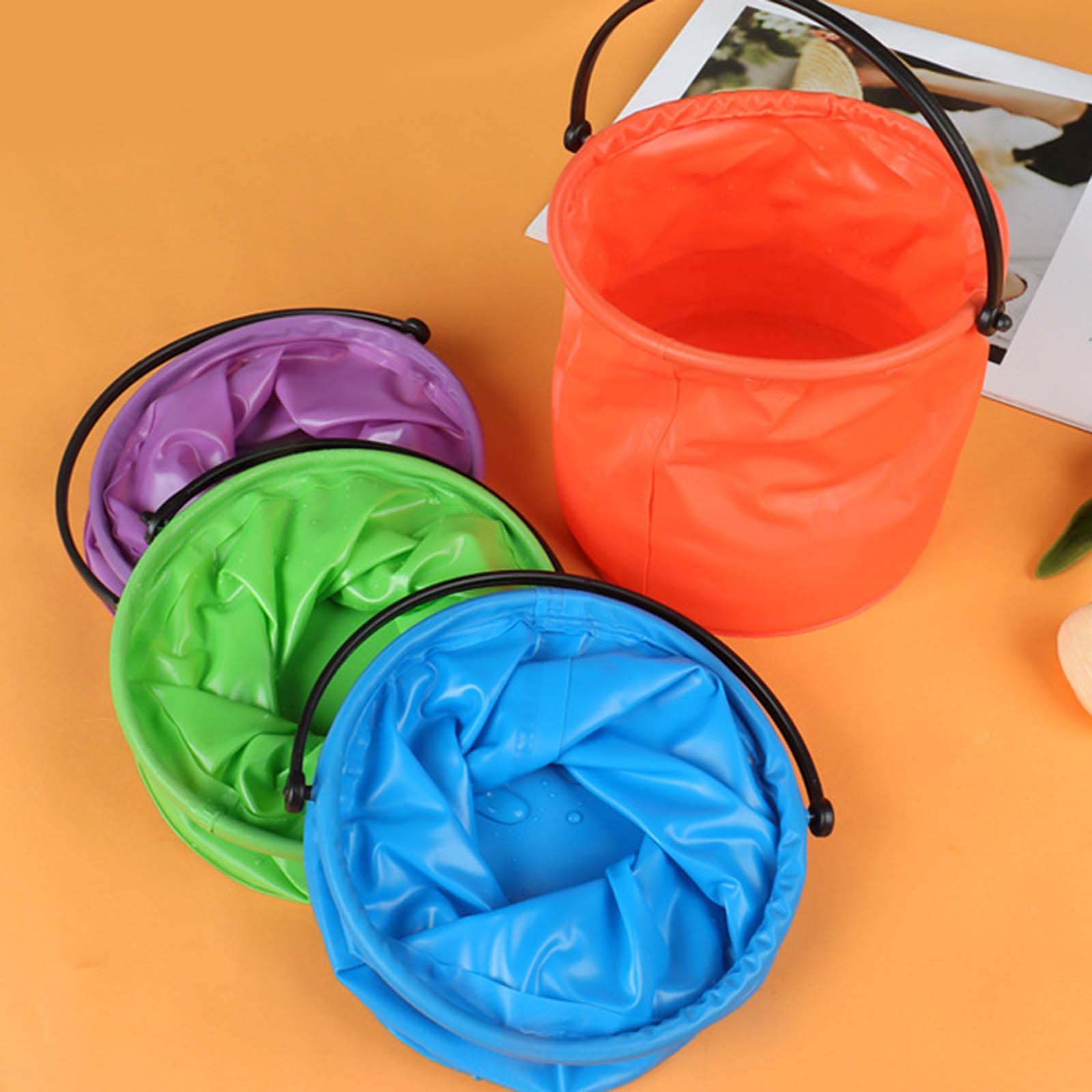 Multifunctional Collapsible Bucket Wash Basin for Backpacking Camping Hiking