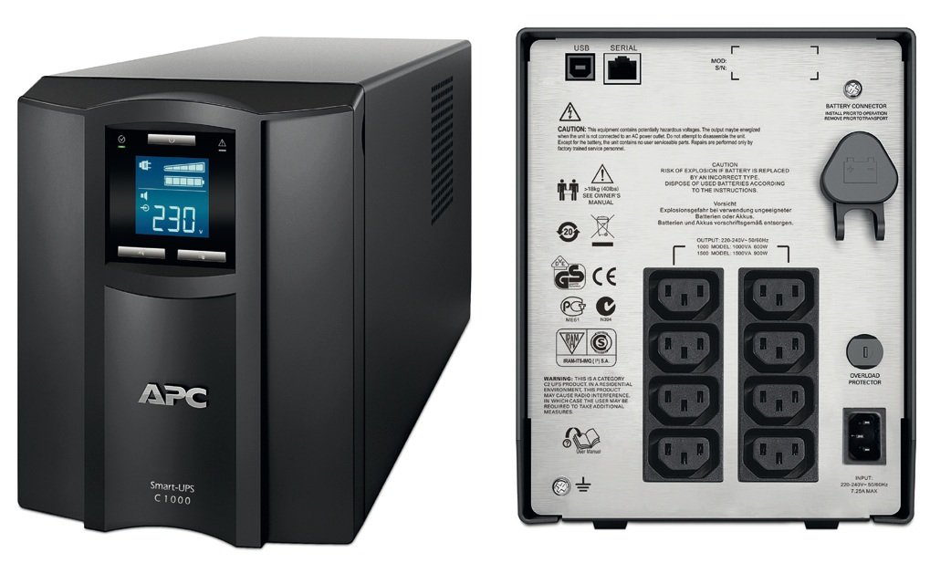 Hàng chính hãng - UPS APC Smart SMC1000I 1000VA LCD 230V- Miễn phí vận chuyển