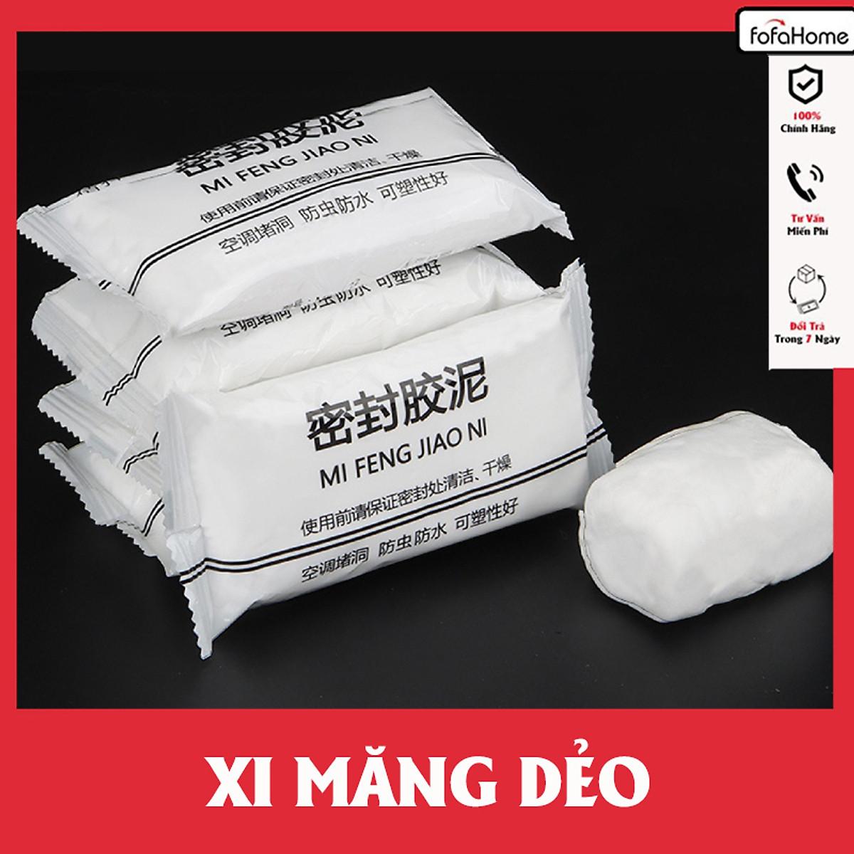 Gói Xi Măng Dẻo 20g Bịt Lỗ Điều Hoà, Đường Ống Nước, Keo Dán Lỗ Tường Bằng Xi Măng