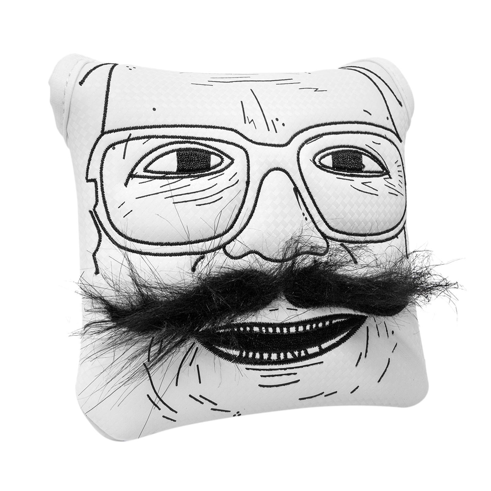 Golf Club Head Cover Embroidered Waterproof Golf PU Leather