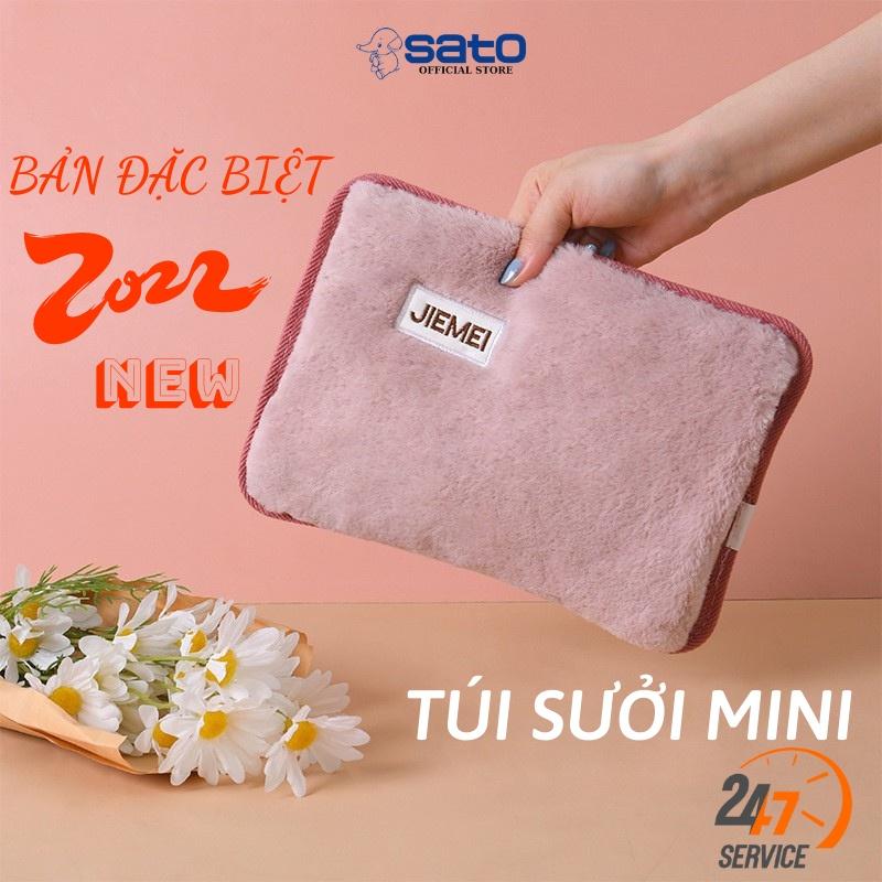 Túi sưởi mini cắm điện chườm bụng kinh sưởi ấm tay chân