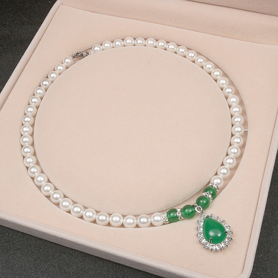 Vòng Cổ Ngọc Trai Thiên Nhiên Cao Cấp - Quà Tặng Bà Và Mẹ - Trang Sức Cô Tấm - GIFT PEARL (8-10ly) - CTJ3012