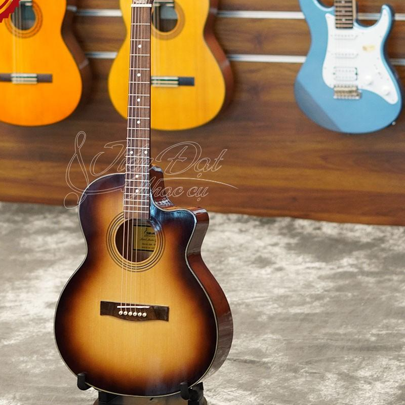 Đàn Guitar Acoustic Việt Nam GA-14HL Mặt Gỗ Thông Nguyên Tấm Cao Cấp