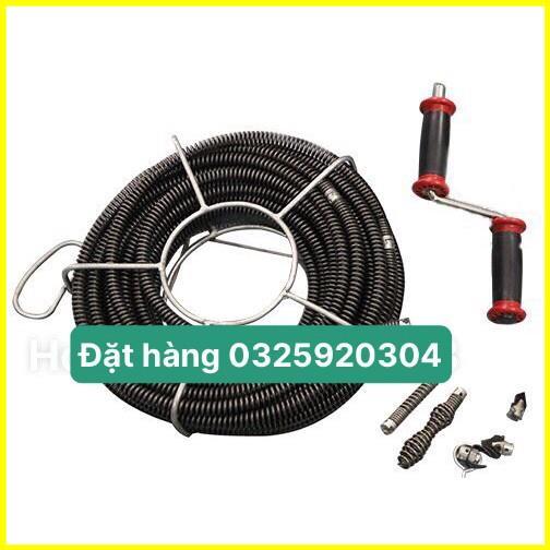Dây thông tắc cống dùng tay quay