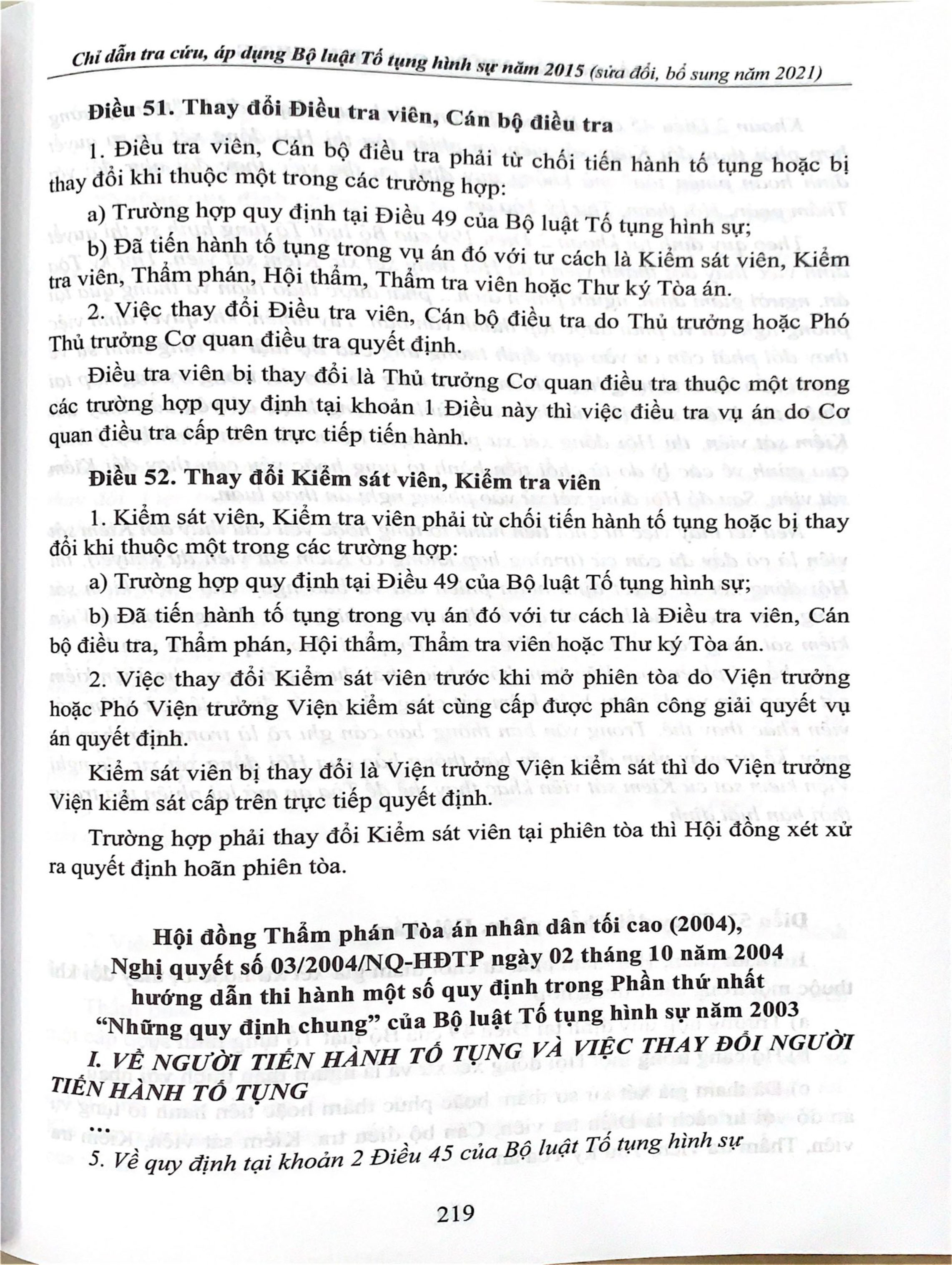 Chỉ Dẫn Tra Cứu, Áp Dụng Bộ Luật Tố Tụng Hình Sự Năm 2015 (Sửa đổi, bổ sung năm 2021) (Sách chuyên khảo)