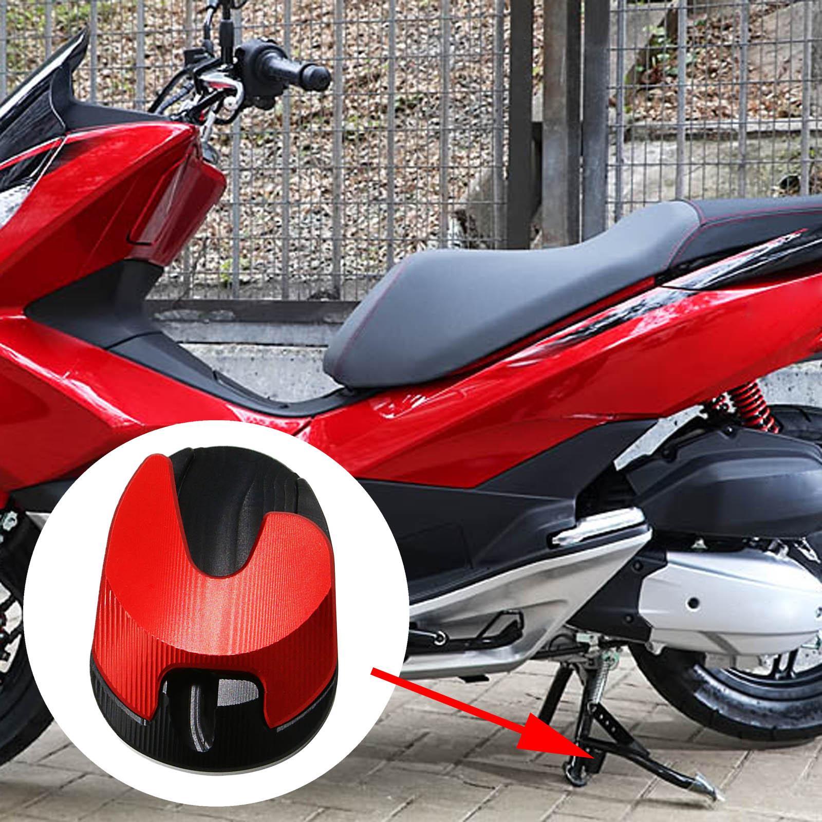Motorcycle Kickstand Plate Extension Pad Side for  Pcx160 2020-21 Red