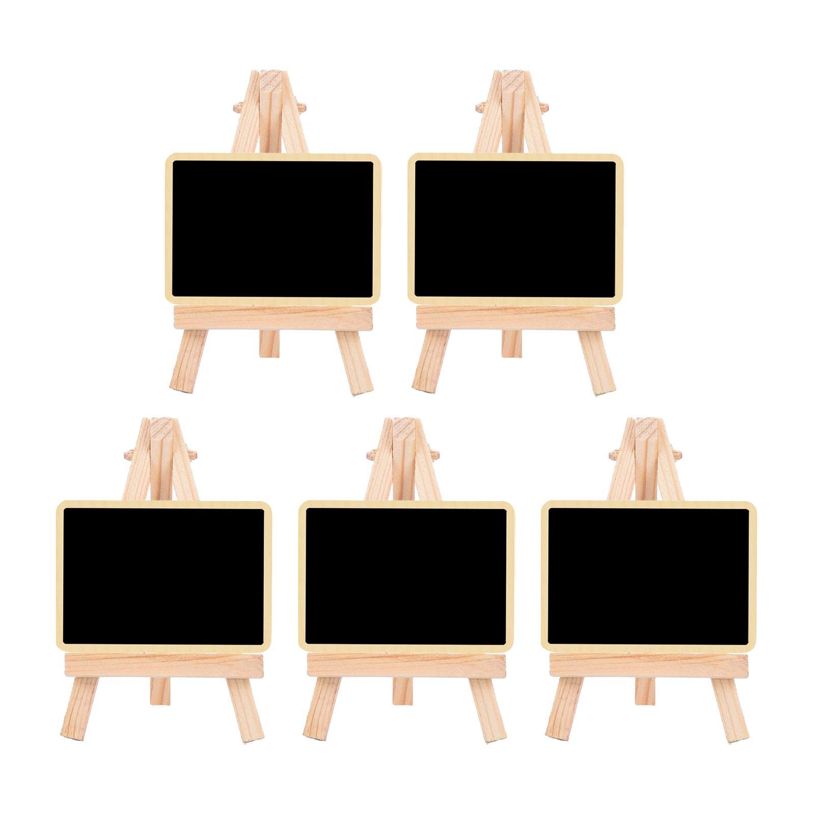 10 Pieces Blackboard Wedding Signs Wooden with Stands