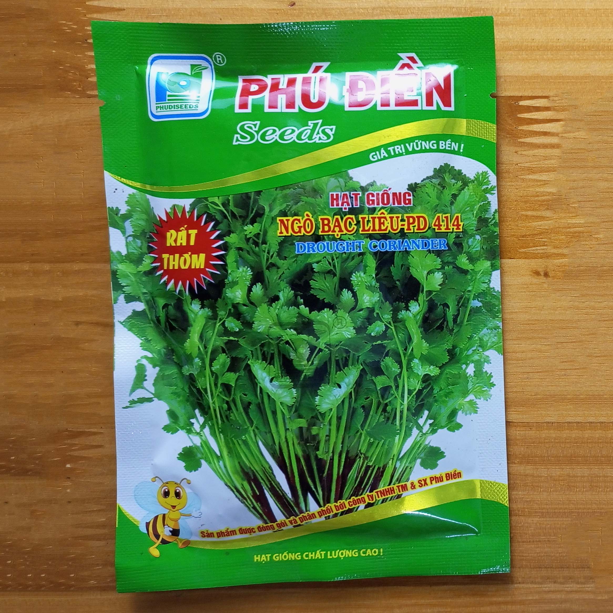 Hạt giống ngò bạc liêu 50gr -mùi ta, ngò rí, rau mùi - trồng quanh năm, dễ trồng -Nhà Nông Việt