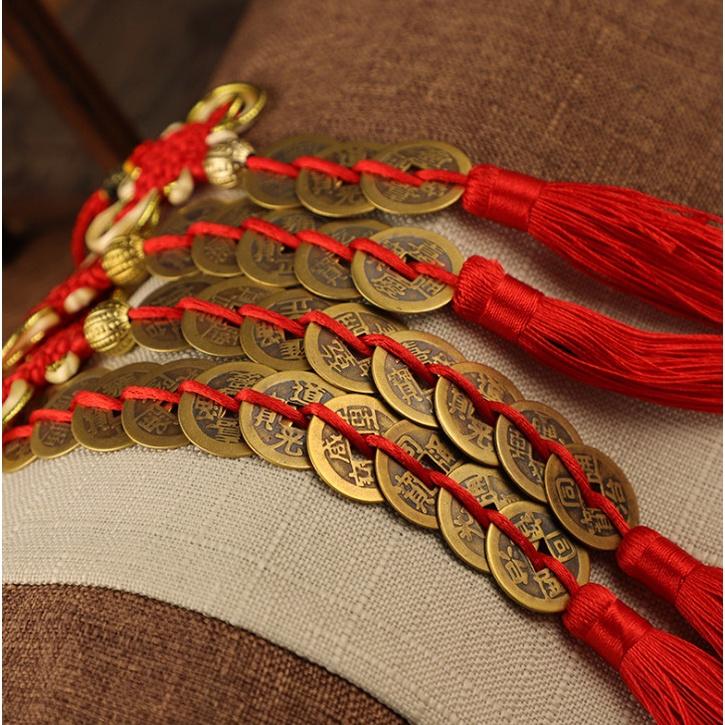 Dây 3 đồng xu may mắn -