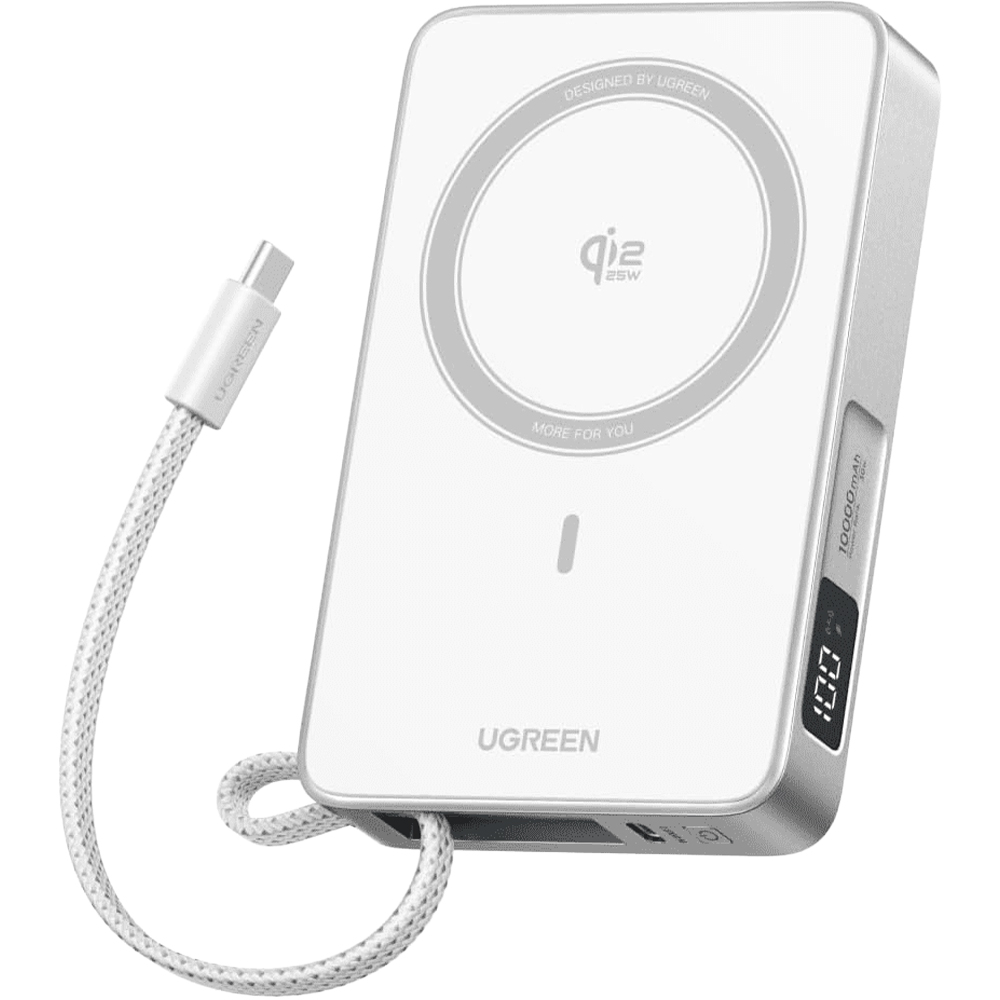 Sạc dự phòng từ tính Ugreen Power Bank Magnetic Wireless 25W 10000mAh PB773 - Hàng chính hãng