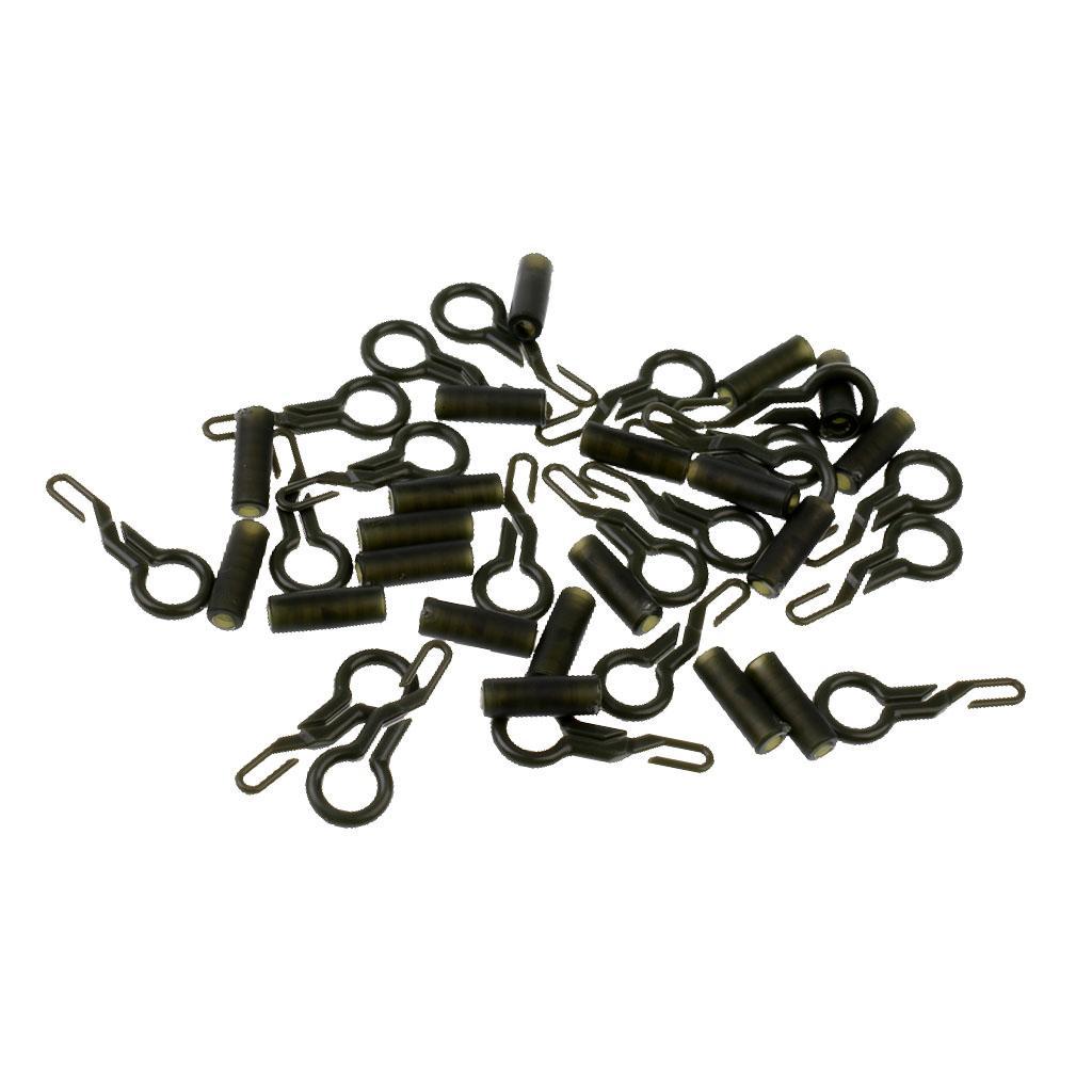20pcs Back Lead Clips&Tubes for Carp Fishing Carp Fishing Rig Accessory Kit