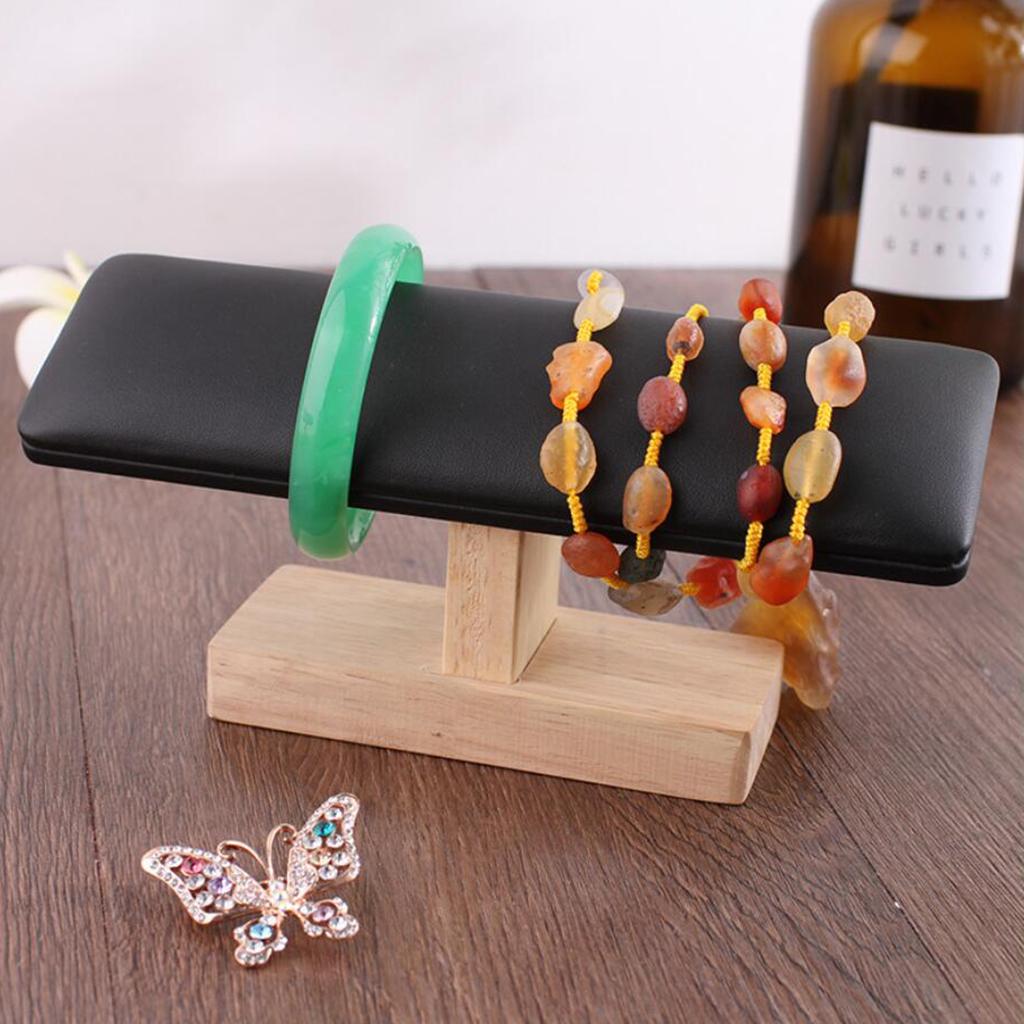 2pcs T-bar Watch Display Stand Jewelry Bracelets Holder Stand for Showcase