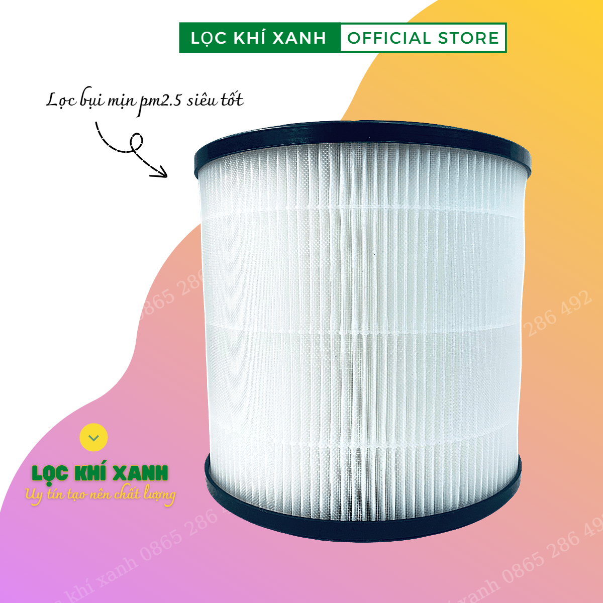 Lõi lọc cho Philips AC0820, AC0819, AC0810, AC0830, model FY0194 - Màng Hepa giá rẻ - Chất lượng cao. Hàng nhập khẩu