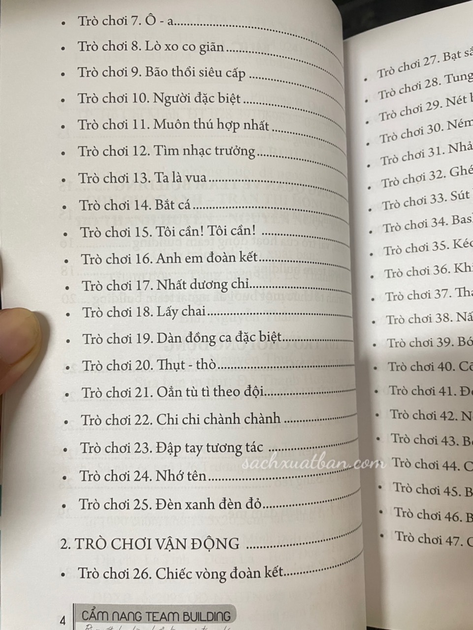 Sách Cẩm nang Team Buiding