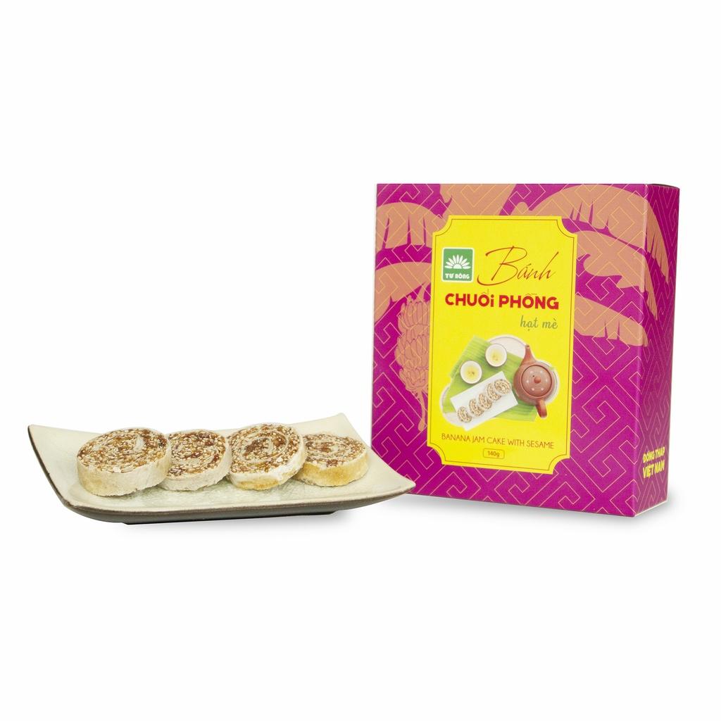 Combo 4 hộp mứt trái cây cuộn Tư Bông ít ngọt, đặc sản Đồng Tháp làm quà biếu Tết