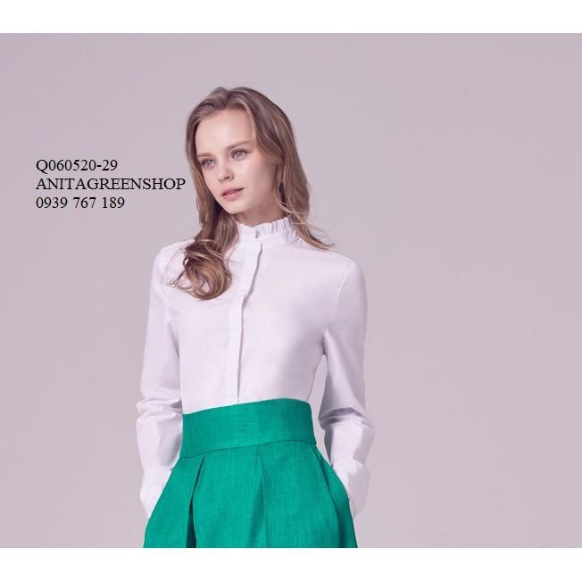 Q060520 ÁO SƠ MI NỮ CỔ TRỤ