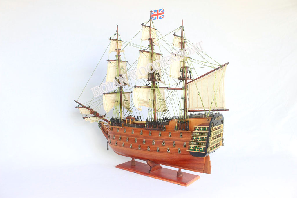 Mô hình thuyền buồm gỗ HMS Victory 50cm - wooden ship