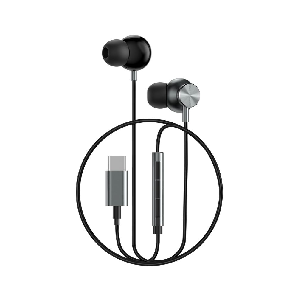 Tai nghe nhét tai Wiwu EB315 in-ear cắm dây Type-C - Hàng nhập khẩu