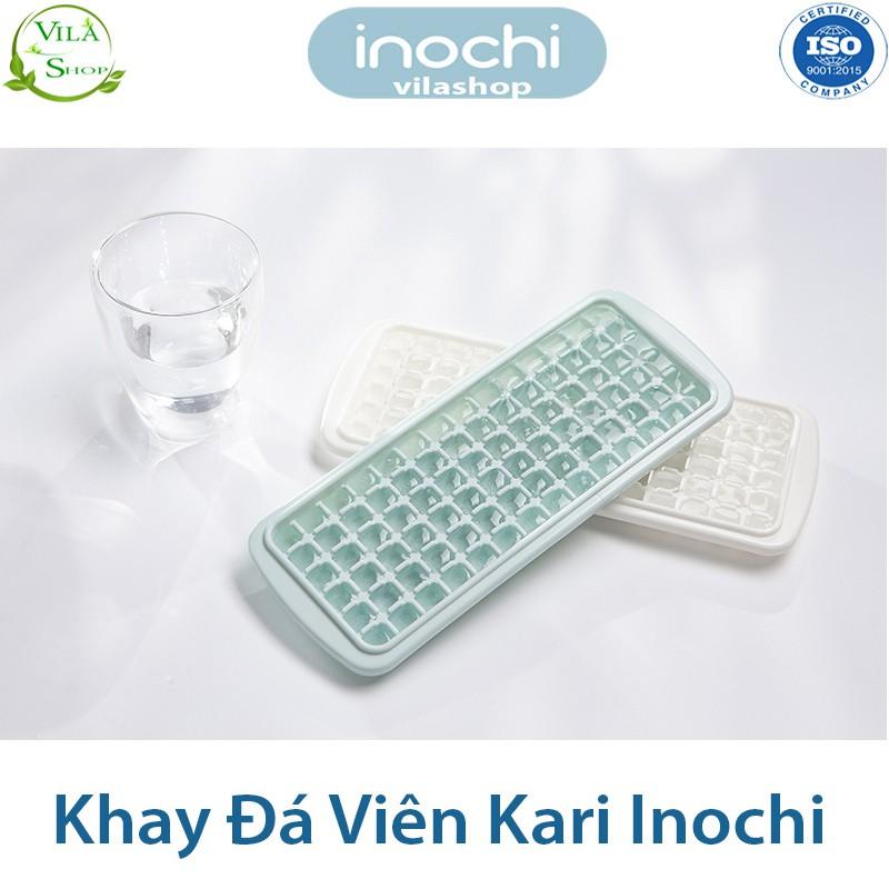 Khay Làm Đá, Khay Đá Kari 84 Viên Vuông, Nhựa Dẻo Cao Cấp Inochi - An Toàn - Kháng Khuẩn -  Khử Mùi