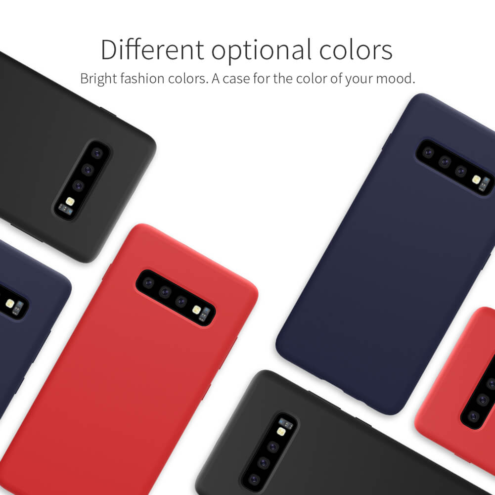 Ốp lưng chống bám bẩn silicon cho Samsung Galaxy S10 mỏng 1mm hiệu Nillkin Flex Pure Cover Case - chống sốc cực tốt, chất liệu cao cấp, gờ bảo vệ camera - Hàng nhập khẩu
