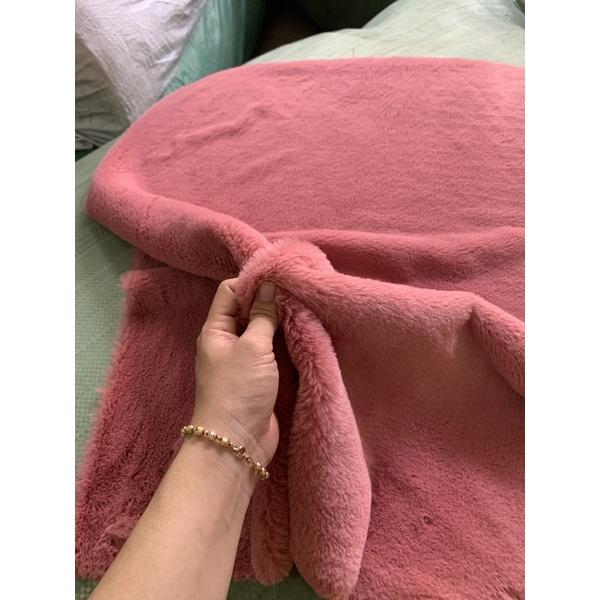 Thảm lông trải bàn trang điểm - Hồng kitty