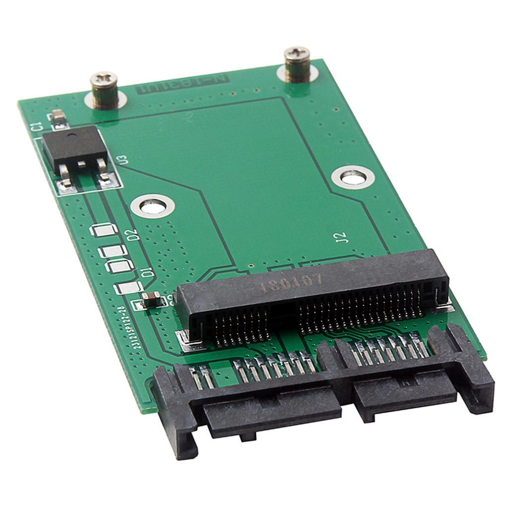 1Piece MSATA SSD to 1.8 inch Micro SATA 16Pin Adapter PCB Board