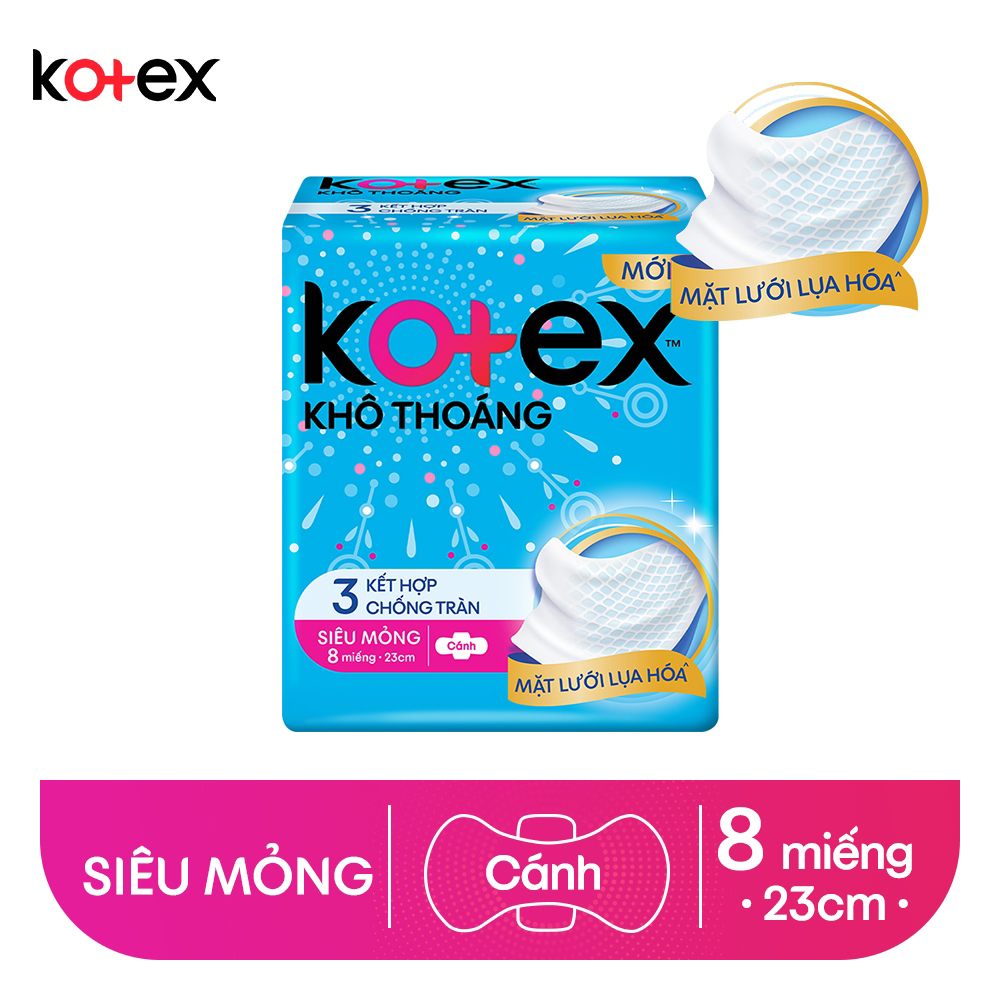 Bvs Kotex Style khô thoáng 8 miếng