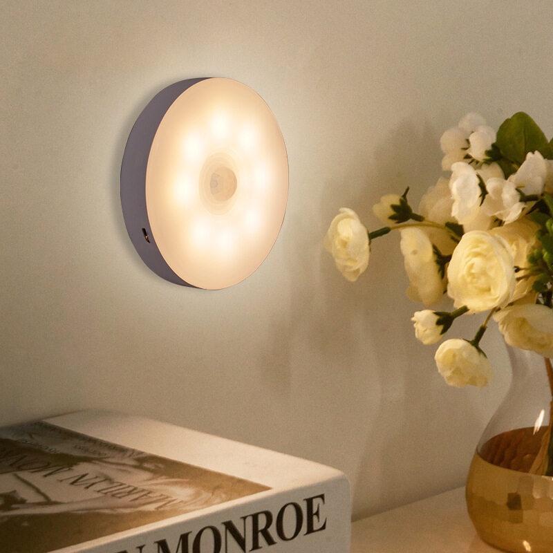 Đèn Led Không Dây Cảm Biến Chuyển Động Có Thể Sạc Lại Bằng Cổng USB Dùng Cho Cầu Thang/Phòng Ngủ