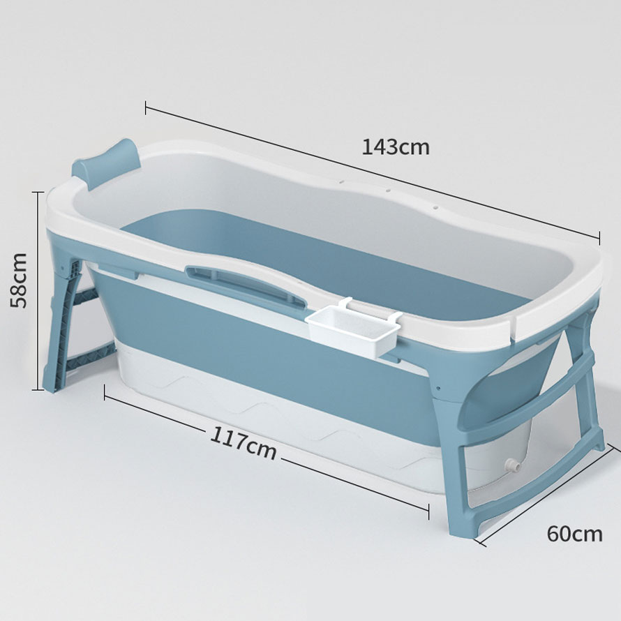 Bồn tắm silicon gấp gọn có nắp cho cả người lớn và trẻ em đủ size - chậu tắm gấp gọn có nắp