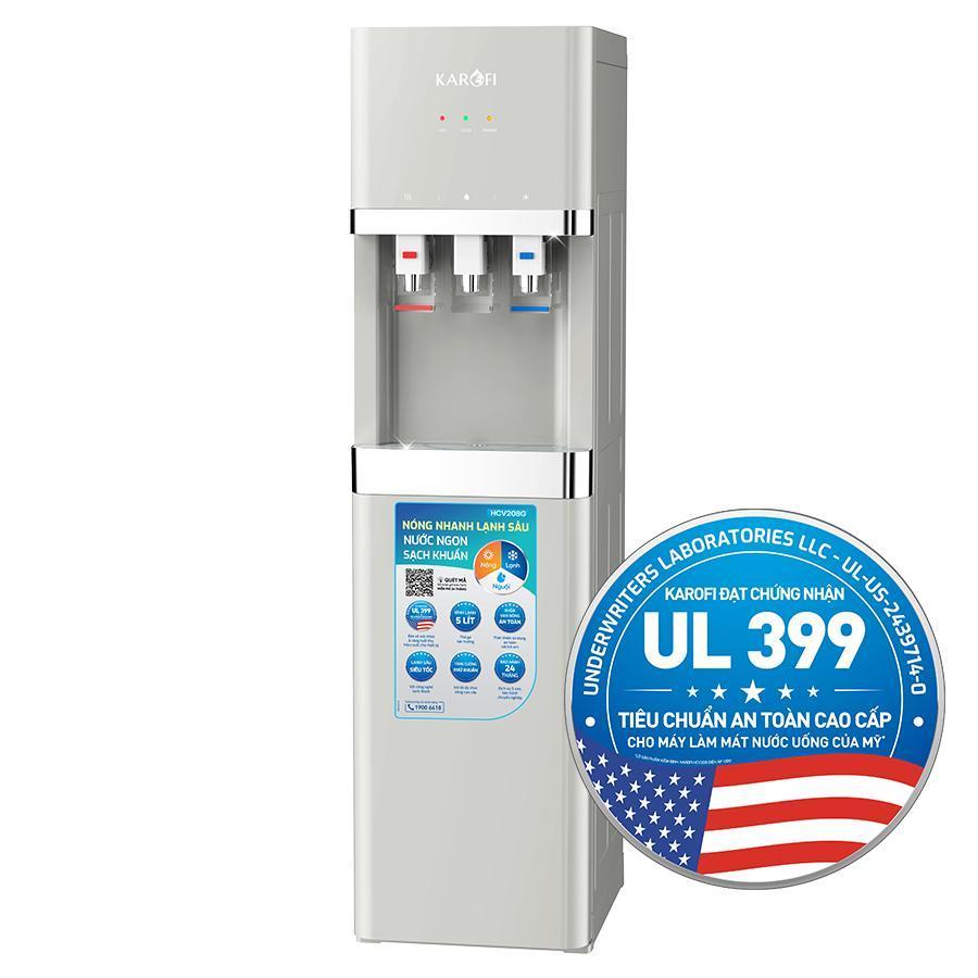Máy nóng lạnh Karofi HCV208G - Công nghệ làm lạnh Block - Miễn phí lắp đặt toàn quốc - Hàng Chính Hãng