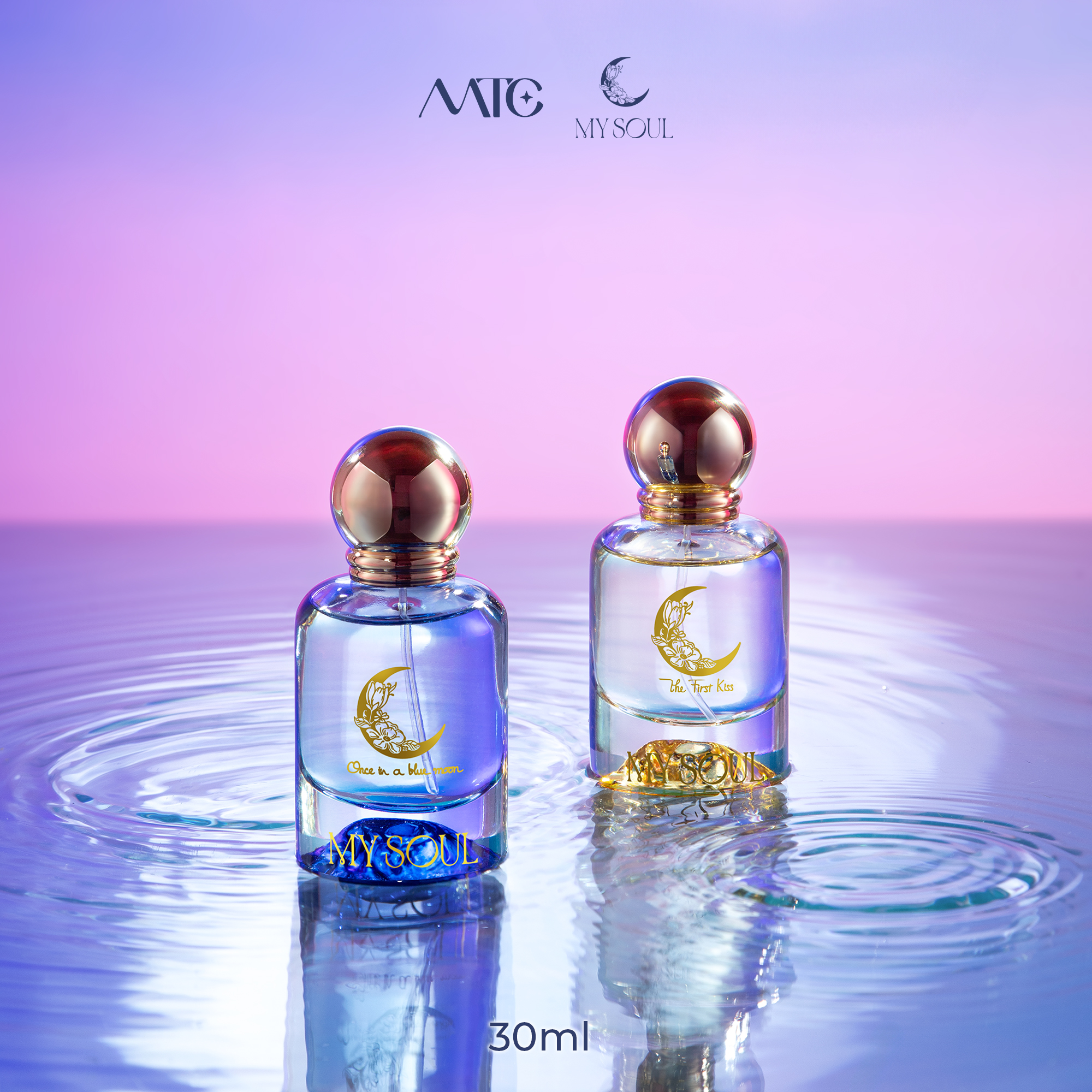 Nước Hoa My Soul của Mỹ Tâm - Phiên Bản Combo 30ml No.01 The First Kiss &amp; No.02 Once In A Blue Moon