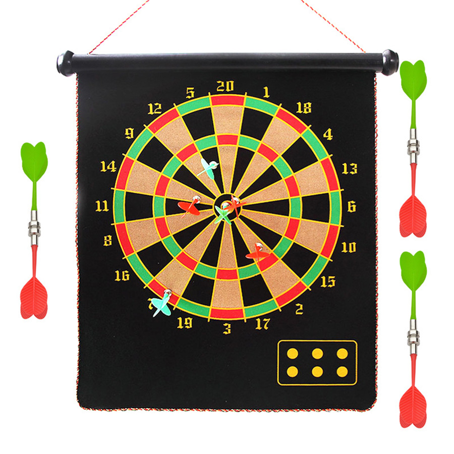 Bảng Phóng Dart Trò Chơi Giải Trí Tặng Kèm 6 Darts Nam Châm Gọn Nhẹ NC15