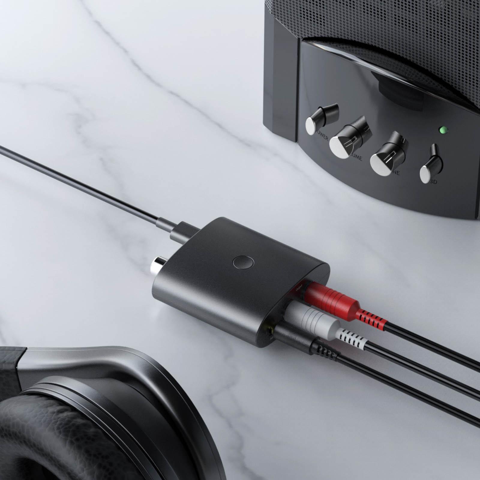 Bluetooth 5.1 Receiver Digital to Analog Audio Adapter Light Weight