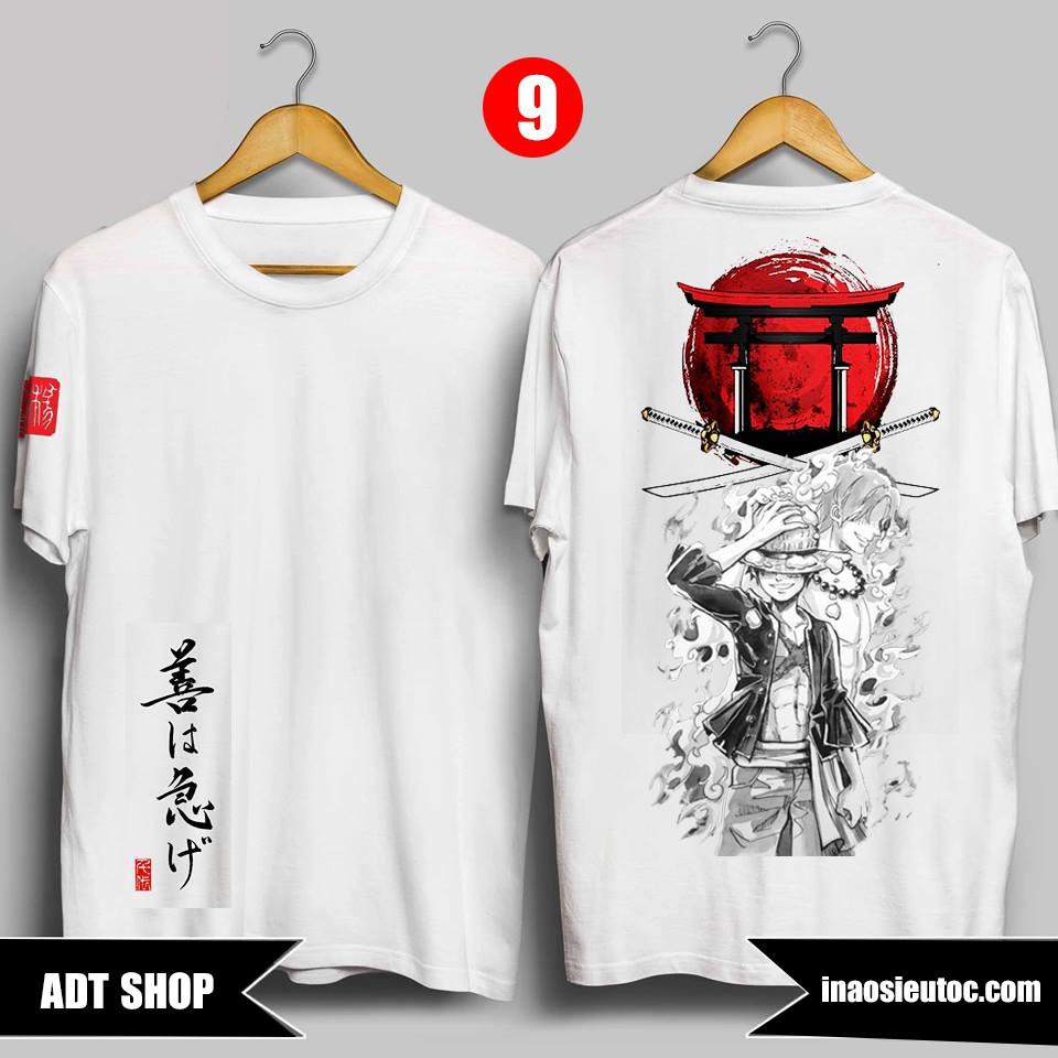 HOTBST áo phông One Piece in hình đẹp Mẫu Áo in hình Luffy Gear 4 giá cực rẻ