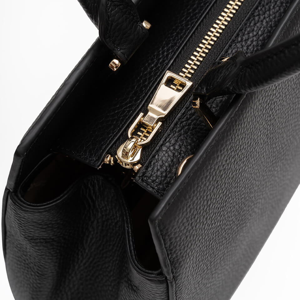 Túi xách nữ công sở Gence da bò Mill TX20 Black