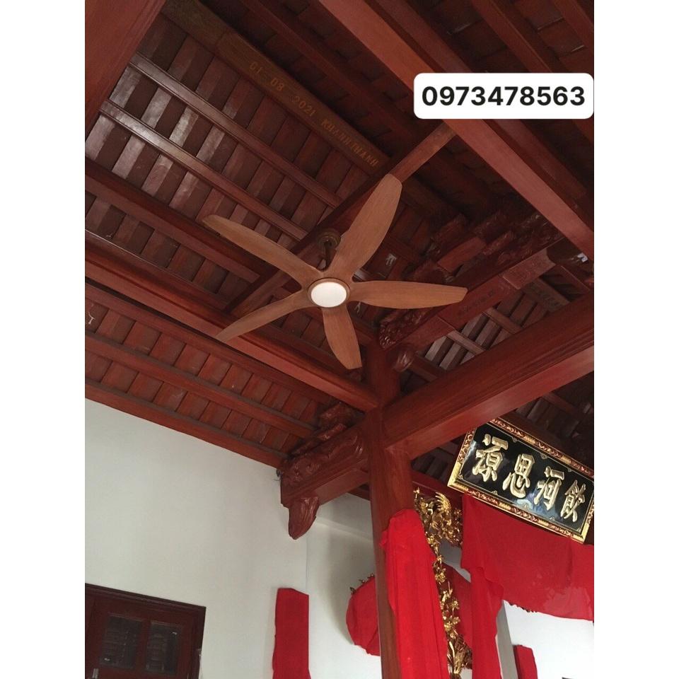 Quạt Trần Đèn 5 Cánh,Lõi Đồng,Động Cơ DC 6 Tốc Độ Gió,Khiển Từ Xa Có Đảo Chiều Hút Ẩm Mùa Đông,Trang Trí Phòng Ngủ Khách